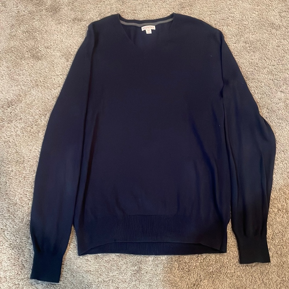 Beautiful Merona V Neck Sweater Navy Blue